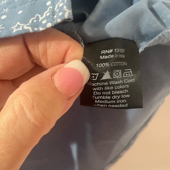 MONUMENT Button-down short sleeve casual holiday shirt!  NWT - Picture 4 of 6